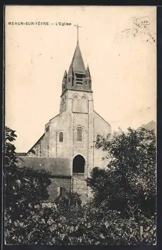 AK Mehun-sur-Yèvre, L`Église