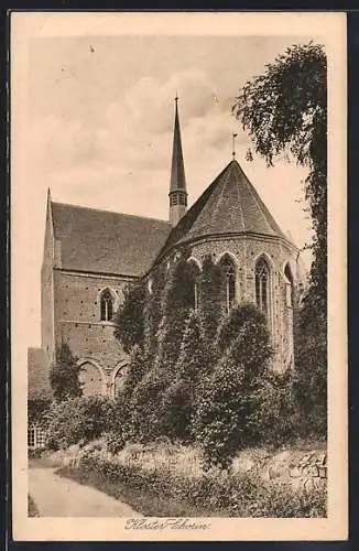 AK Chorin, Blick auf Klosterkirche