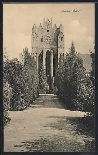 AK Chorin, Blick auf das Kloster