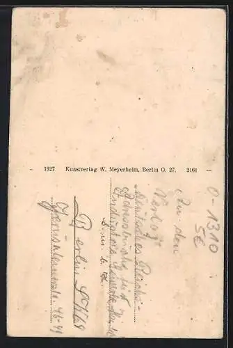 AK Bad Freienwalde a. Oder, Kriegerdenkmal