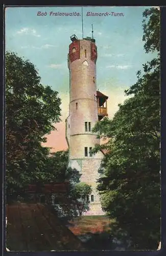 AK Bad Freienwalde, Bismarck-Turm