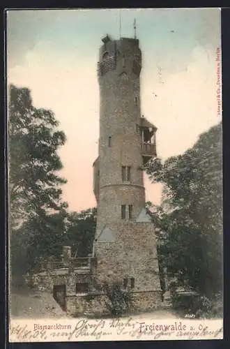 AK Freienwalde a. O., Bismarckturm