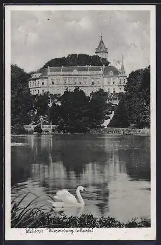 AK Wiesenburg / Mark, Schlosspark der Wiesenburg