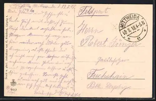 AK Mittweida, Totalansicht der neuen Bezirksanstalt