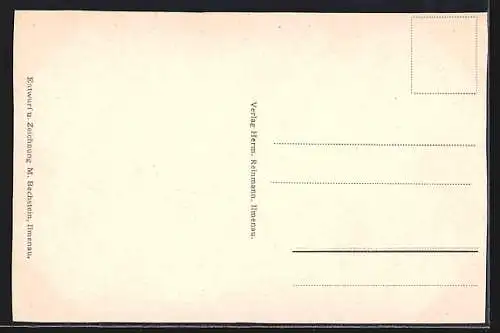 AK Ilmenau, 25 jähriges Jubikäum 1894-1919, Thüringisches Technikum, Jentzen, Schmidt
