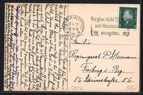 AK Dresden-Striesen, Ludwig-Richter-Strasse Ecke Anton-Graff-Strasse