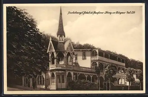 AK Binz a. Rügen, Perleberg's Hotel und Pension