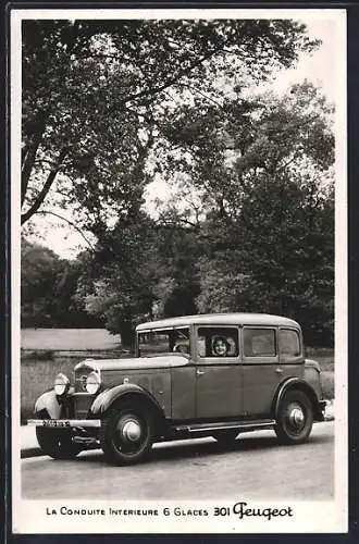 AK Peugeot 301 auf einer Landstrasse