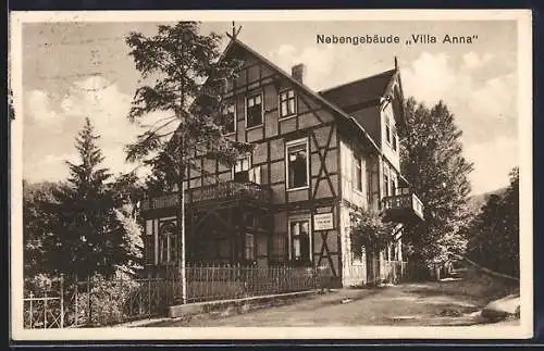 AK Wernigerode, Kurhotel-Genesungsheim Küsters Camp, Nebengebäude Villa Anna