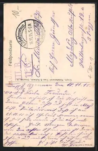 AK Magdeburg, Landwehr-Inf.-Regt- Nr. 26, Reichsadler mit Lorbeerkranz