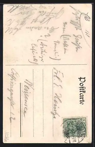 AK Berlin, Das Gasthaus Monaco, Innenansicht, Jerusalemer Strasse 10-20