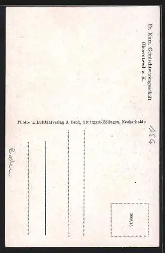 AK Oberrotweil a. K., Strassenpartie an Saefer`s Café, Ortsansicht