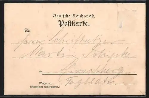 Lithographie Görlitz, Johannes-Fest 1897, Kaiser Wilhelm-Denkmal, Kaisertrutz, Postplatz & Frauenkirche