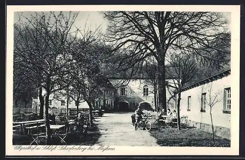 AK Meissen / Elbe, Elbgasthof Scharfenberg