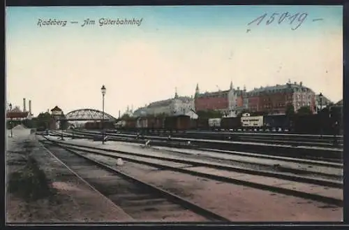 AK Radeberg, Partie am Güterbahnhof