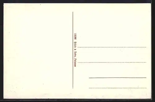 AK Frankenberg i. Sa., Blick in die Humboldtstrasse
