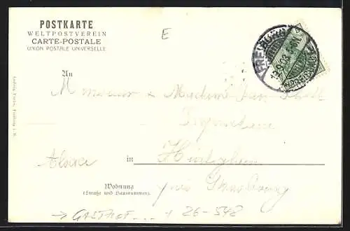 Künstler-AK sign.L. Zorn: Freiburg / Breisgau, Gasthof Kopf-Garten mit Gästen