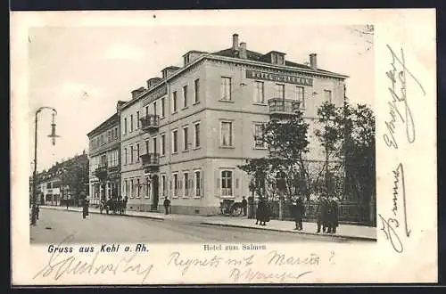 AK Kehl a. Rh., Hotel zum Salmen