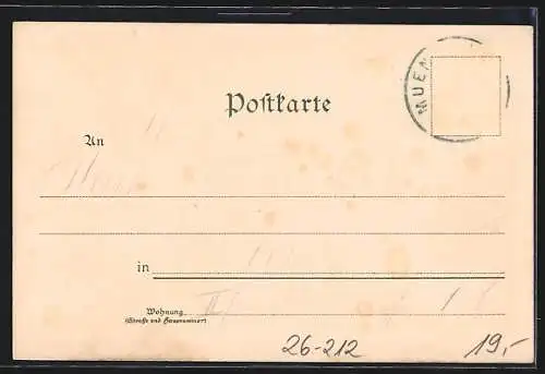 Künstler-Lithographie P. Hey: München, buntes Treiben im Hofbräuhaussaal