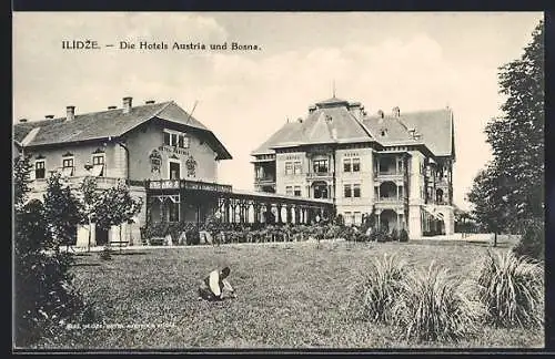 AK Ilidze, Die Hotels Austria und Bosna