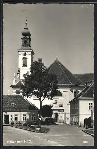 AK Hoheneich /N. Ö., Partie an der Kirche