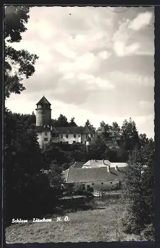 AK Litschau /N. Ö., Blick zum Schloss