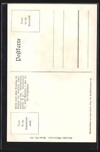 AK Deutscher Schulverein Nr. 178: Mautern an der Donau, Ortspartie mit Kirche