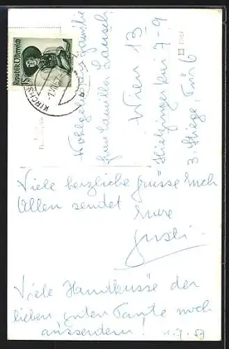 AK Kirchberg a. Wechsel, Kirche St. Wolfgang, Innenansicht