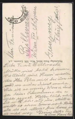 AK Karlstein a. d. Thaya, Blick auf die Burg