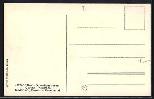 AK St. Leonhard, Landkarte der Umgebung