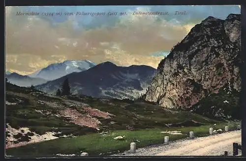 AK Falzaregopass /Tirol, Blick auf die Marmolata