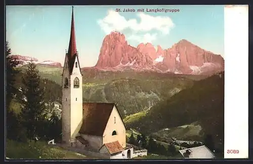 AK St. Jakob, Kirche mit Langkoflgruppe