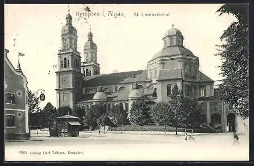 AK Kempten i. Allgäu, Partie an der St. Lorenzkirche