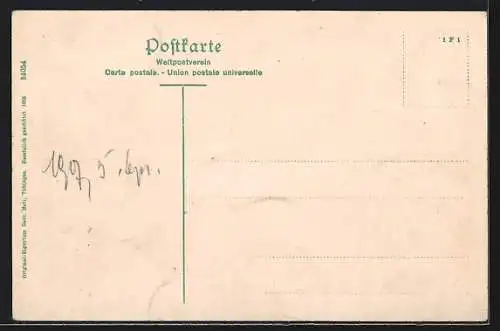 AK Engen, Ortsansicht mit Kirche