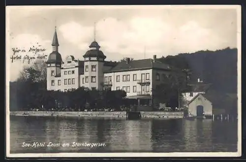 AK Leoni am Starnbergersee, See-Hotel Leoni, Bes. B. Rechthaler