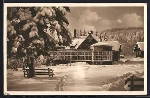 AK Forbach, Hotel Waldhaus Rote Lache im Murgtal