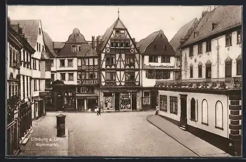 AK Limburg a. Lahn, Gasthaus zum goldnen Löwen am Kornmarkt