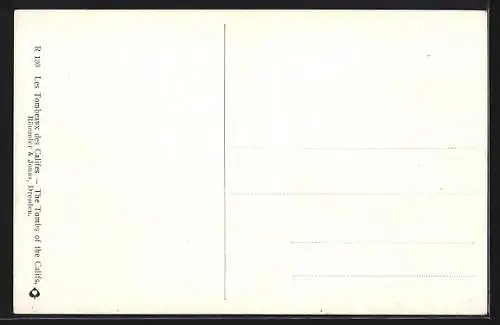 Künstler-AK Ägypten, Gräber der Kalifen