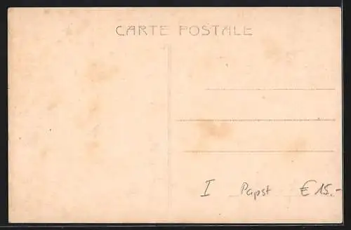 AK Portrait Papst Pius X. und Portrait seiner Mutter, Les Parents du Saint-Pere