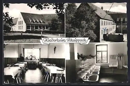 AK Schaippach, Kinderheim, versch. Ansichten