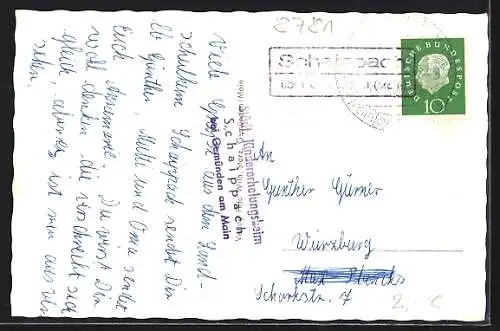 AK Schaippach, Kinderheim, versch. Ansichten