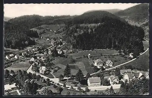 AK Schönmünzach im Schwarzwald, Blick vom Verlobungsfelsen