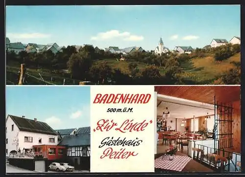 AK Badenhard, Restaurant Gästehaus zur Linde von Kurt Peiter