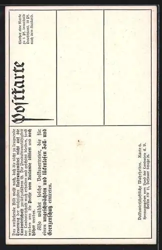 Künstler-AK Berlin, Steigerung der durchschnittlichen Korn- und Brot-Preise von 1891 /95 bis 1906 /10