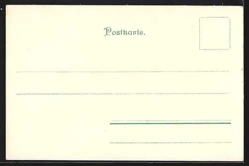 Lithographie Dornröschen mit Prinzen