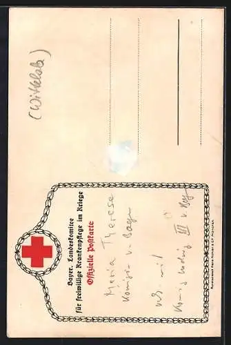 AK Königin Maria Therese von Bayern als Greisin