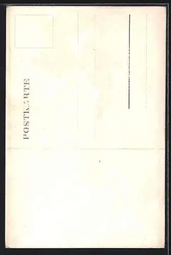 AK Frau im Kleid mit einer Flagge, 1863-1913, turnen