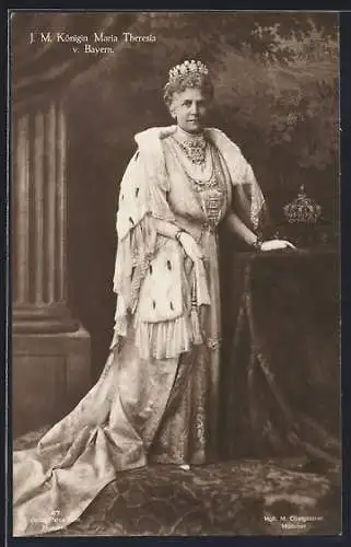 AK I. M. Königin Maria Therese von Bayern