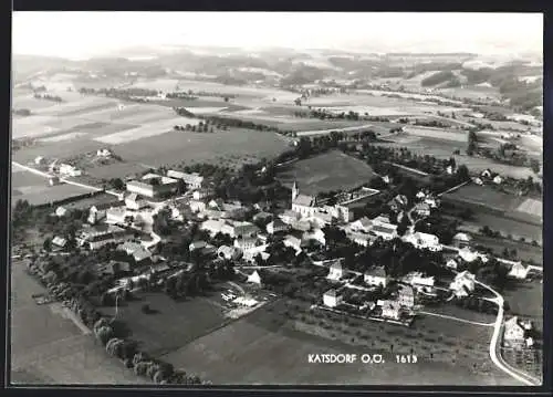 AK Katsdorf /O.Ö., Totalansicht vom Flugzeug aus