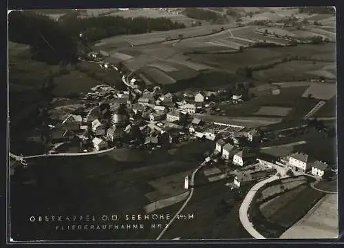 AK Oberkappel /O.Ö., Totalansicht vom Flugzeug aus